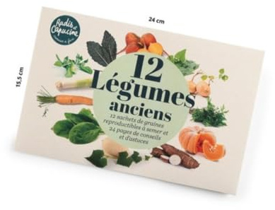 Radis et Capucine - Enveloppe 12 sachets - Légumes anciens à semer