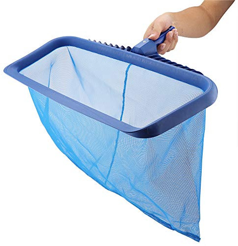 KOSDFOGE Pool Skimmer Fine Mesh Net Lightweight Cleaning Tool for Swimming Pool Blue Color