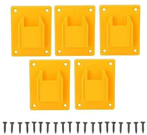 Battery Power Tool Holder Mount Rack Lithium Battery Power Tool Hanger for Work Space Organization Garage Workshop
