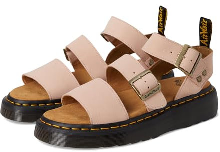 Dr. Martens Sandali da donna Gryphon con zeppa quadrupla, Rosa cipria, 37 EU