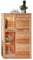 möbelando Stauraumvitrine >Nature One< in Kernbuche Teil-massiv FSC-Zertifiziert - Moderner Vitrinenschrank mit LED-Beleuchtung und viel Stauraum - 85 x 137 x 40 cm (B/H/T)