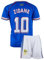 Mefstone Frankreich Zidane #10 Kinder Trikot für Kinder, 1998 Nostalgie Football Trainings Kinder Trikot, Fußball-Trainingstrikots für Jungen, Komm mit Shorts(Zidane,164)
