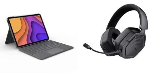 Logitech Folio Touch iPad & Trust GXT 1493 Ravox Gaming Headset