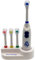 Pack de Cepillo Dental Automático, Cepillo de Dientes con 4 Cabezales Intercambiables, Regalo Cepillo de Dientes Atlético, Barcelona, Madrid, Regalo Niños y Niñas, (Real, Estándar)