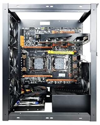 Mainboard-Gehäuse-Rack: Robuster offener Rahmen, kompakte Hardware | Unterstützung | Speicherplatz, Mehrzweckkomponentenmontage, sichere Konfiguration, U-Struktur