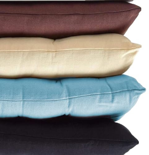 Klassisches Langstuhlkissen, dick und bequem, gepolstert, Schaukelstuhlkissen für Garten, Büro, Pool, Schwarz, 150 x 50 cm, für den Innen- und Außenbereich