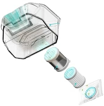 GZLLWVNK Compatible con Lefant, Caja De Polvo For Aspiradora Robot M320, Reemplazo De Caja De Polvo For Aspiradora.