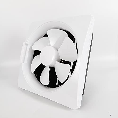 HuKaiL 300mm Quadratischer Wandventilator, 220V 40W Ventilator 2800 U/min mit Kupfer Motor, Rohreinschub Abluft Lüfter mit Thermosicherung für die Luftabsaugung in Wohn und Geschäftsräumen, 39 * 39cm