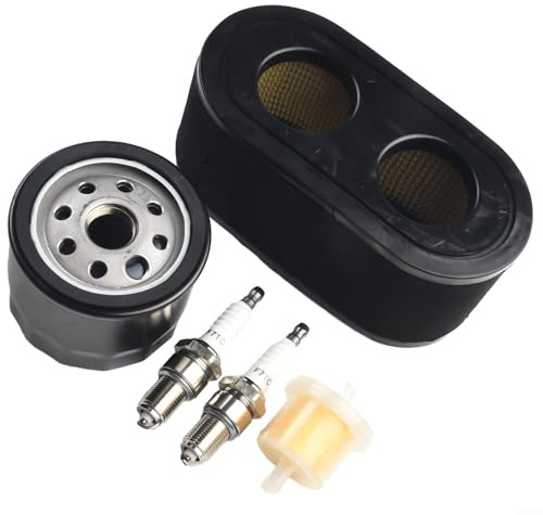 Besttoolifes Für TimeCutter Motorwartungsset 127-9252 Luftfiltersystem mit Vorreiniger für 42/50 Zoll Deck für V-Twin Aufsitzrasenmäher Ersatzteile