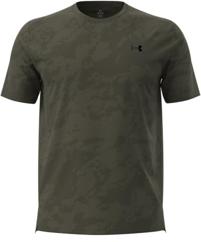 Under Armour T-Shirt Tech Jacquard Marine OD Green/Black, XXL