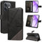 Coque Compatible avec Oppo A5X / A3X 2024 / A3 2024 / A60 5G / A40 / A40M Fente pour Porte-Cartes Fermeture magnétique Support à Rabat Étui pour téléphone Black