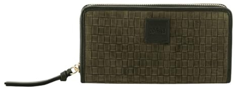 FREDsBRUDER Geldbörse Weave Harmony Zip Wallet Khaki Green