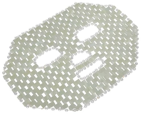ASAKKURA Schlafmasken aus Jade mit Beruhigender Schmerzlinderung und Angenehmem Tragekomfort für Zuhause als Spa Zubehör und Gesichtsmaske