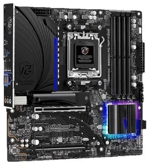 Motherboard Fit For ASROCK B650M PG Riptide Micro-ATX Ryzen B650 DDR5 6200+(OC) MHz M.2 USB3. Max-192G Presa a doppio canale AM5 Scheda madre