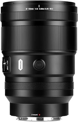 7artisans Autofocus 135mm F1.8 Objetivo Full Frame, Gran Apertura F1.8, Enfoque Automático/Manual Compatible con Nikon Z Mount Z9, Z8, Z7, Z72, Z6, Z62, Z63, Zf, Z5, Z5 II Cámaras Mirrorless