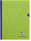 Clairefontaine 359341C Un Cahier Brochure Cousu Fil Mimesys Vert - 24x32 cm - 192 Pages Grands Carreaux - Papier Blanc 90 g - Couverture Polypro
