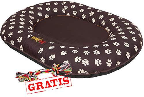 HobbyDog Ponton Prestige PPRBZL1 + Spieltau gratis Hundebett Ruheplatz Hundematratze Hundekissen Hundematte Schlafplatz (4 Verschiedene Größen) (XXL (100 x 120 cm))