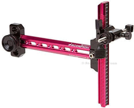 Krossen Archery Scorpion Visier Recurvevisier RH LH rot