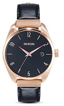 Nixon Unisex ErwachseneArmbanduhr Analog Quarz Leder A1185-1098-00