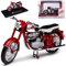 Abrex Jawa 500 OHC 1956 Dunkel Rot Braun 1/18 Modell Motorrad