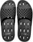 Ranberone Chaussons de Bain Femmes Antidérapant Sandales de Douche Claquettes de Plage et Piscine Noir 36 EU