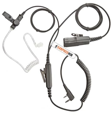 PROFESSIONAL (PRO-HD) Earpiece Compatible with KENWOOD, MITEX RADIO EARPIECE HEADSETS TWO WAY RADIO