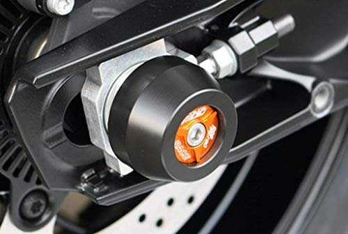 GSG-Moto Sturzpads Hinterrad passend für die KTM Duke 790 mit orangem Inlay ab 2018