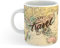 I-TOTAL® -Tasse à Café Ceramic pour café/the, capacité 300 ML (MAPS)