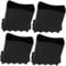 4pcs Ladder Foot Cover Non- Skid Ladder Pads Ladder Leg Protectors Step Ladder Extension Ladder Cover Hardware Brackets Non-Slip Ladder Feet Protector Shoes Rubber Shaped