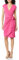 Amazon Essentials Women's Classic Cap Sleeve Wrap Dress (Available in Plus Sizes), Dark Pink, XL