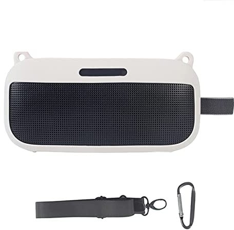Soft Protective Cover Carrying Case for Bose SoundLink Flex Wireless Bluetooth Portable Speaker (Smoke White)