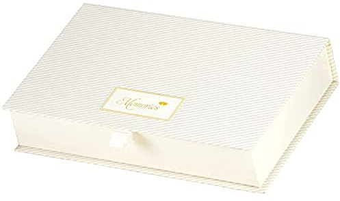 Rössler Papier 14517191000 - Memory Box Simply Love, 275 x 50 x 150 mm, Hochzeit, 1 Stück