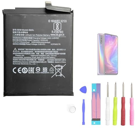 Aousavo BM3L ersatz akku Kompatibel mit Xiaomi 9 MI9 M9 MI 9 mit ersatz kit
