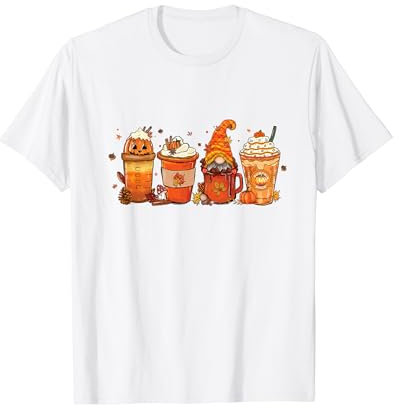 Tasse de chocolat chaud d'automne menthe poivrée moka T-Shirt