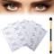 SJBAUTYO 8 Blätter Eyeliner Schablone Lidschatten Schablone Set, 8 Stile Schnelles Augen Make-up Aufkleber Schablone für Anfänger, Smokey Lidschatten Cat Eyes Fischschwanz Eyeliner