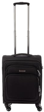 Franky Koffer T13S Handgepäck ca. 55 cm Spinner Gr. S inkl. 15 Laptopfach schwarz