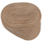 Noctiflorous Ovale geflochtene Tischsets, 30,5 x 45,7 cm, 8 Stück, für Esstische, natürlich gewebt, hitzebeständig, oval, Braun 8