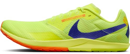 Nike Herren Zoom Rival Waffle 6 Straßen Wettkämpfe Cross-Country-Laufschuhe, Volt/Concord-Total Orange-Total Orange, 45 EU