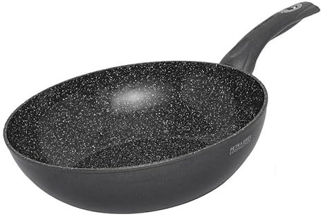 Aeternum, Petragres Ecosolution, Saltapasta 1 manico Antiaderente, Diametro 28 cm, Full Induction, Adatto all'Induzione, Rivestimento PFAS FREE, Grigio scuro