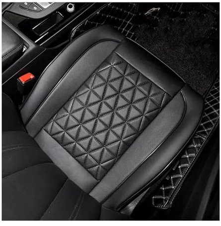 UFITIDU Auto Sitzbezug Für Volvo Für XC90 S70 S40 Für V90 Für V60 Auto Sitzbezug Kissen LKW SUV Doppel Stich Leder Lagerung Taschen Auto Schonbezüge(Black 1pc)