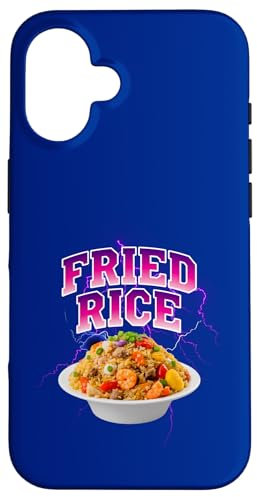 Fried Rice Meme Bootleg Rap Style 90s Vintage Funny Case for iPhone 16