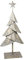 Riffelmacher 12585 - Albero di Natale decorativo con stella, in metallo, oro anticato opaco, 26,5 x 12 x 54 cm, elegante decorazione natalizia in piedi