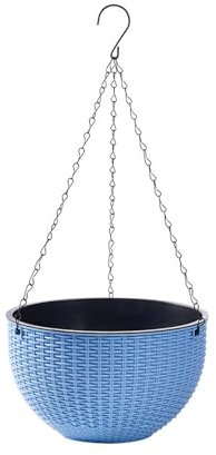 FLIPP Pot Suspendu for Plantes succulentes, Panier Suspendu en rotin en Plastique Absorbant l'eau, Suspension Murale(12cm)