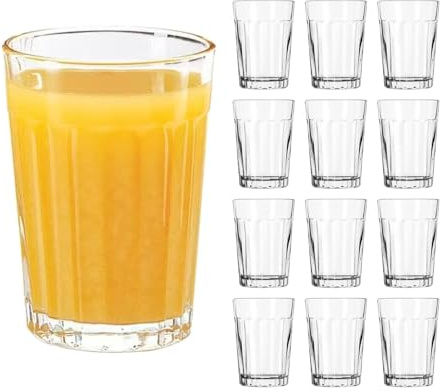 LIBBEY 70664 Trinkglas PANELED TUMBLERS, 207 ml, 12er Set