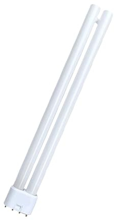 JrEam Leuchtstofflampe 18W 24W 36W 40W 55W, 4-Polig, Doppelröhre, Energiesparlampe, Sockel H 2G11, Weiß/Gelb, 220 V AC (WHITE_36W)