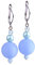 Materialmix Ohrringe Amelie (blau)