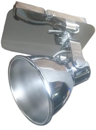 Dapo Deckenstrahler Spotlampe LETORA 1 Wandleuchte Deckenleuchte Spot Strahler Fassung GU10 Spotleuchte (Chrom - 1flammig)