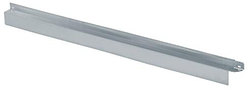 bellissa Rasenkante Comfort aus Metall 45er-Set feuerverzinkt 118x9 cm | mit patentierter Verbindungstechnik, Stahlblech Silberfarbig, Mähkante, Nutzlänge 51,75 m