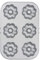 DECORA 0070038 Non-Stick 6 Cavity Flower Doughnut PAN Ø 7,5 CM
