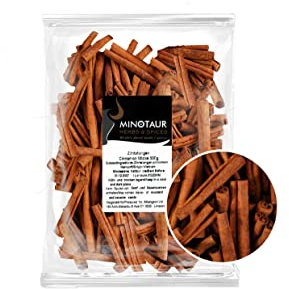 Minotaur Spices | Zimtstangen 2 x 500 g (1 Kg) Zimt Stangen | ca. 160-170 Stück | ca. 8 cm lang